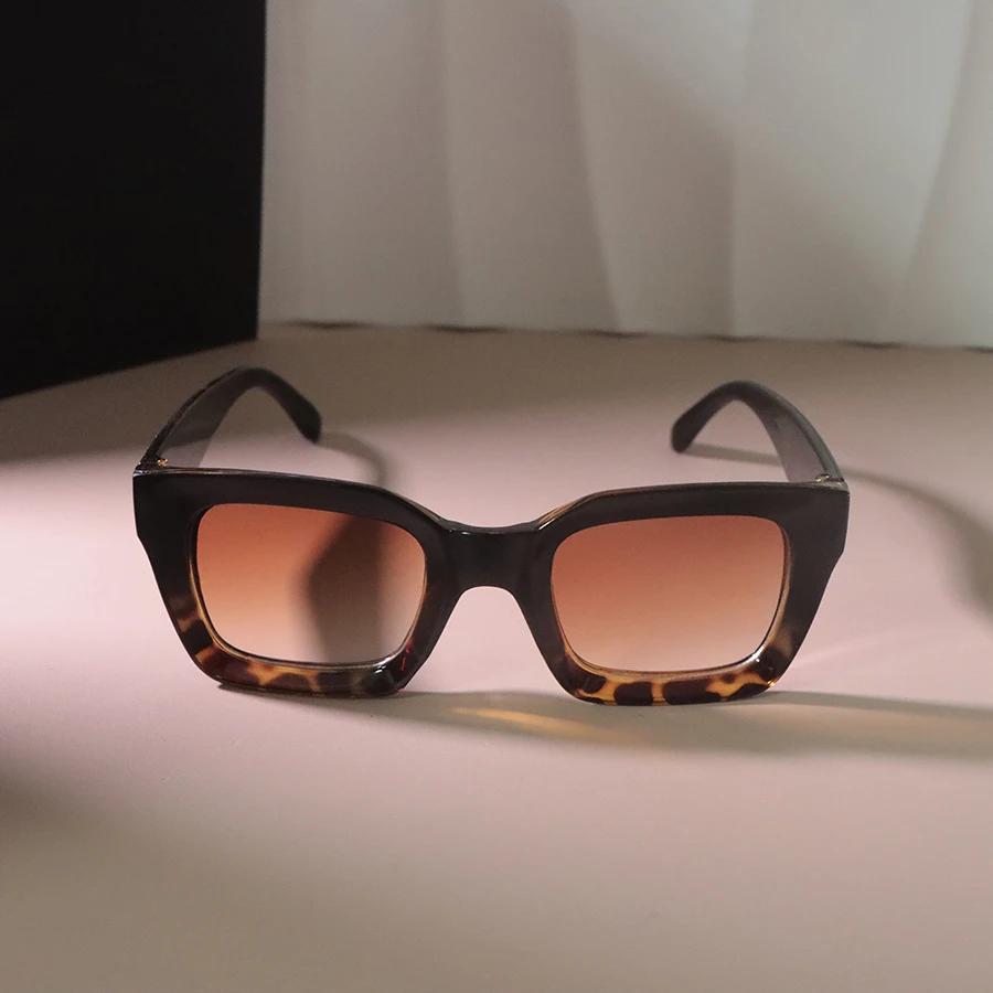 Rectangle Sunglasses Women Fashion Men Square Vintage Stylish Sun Glasses Oversized Ladies Mirror Outdoor Eyewear