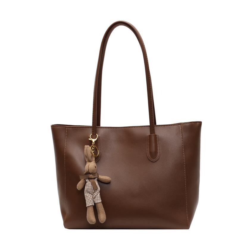 Premium texture large-capacity bag women's autumn and winter new commuter retro versatile shoulder bag tote bag