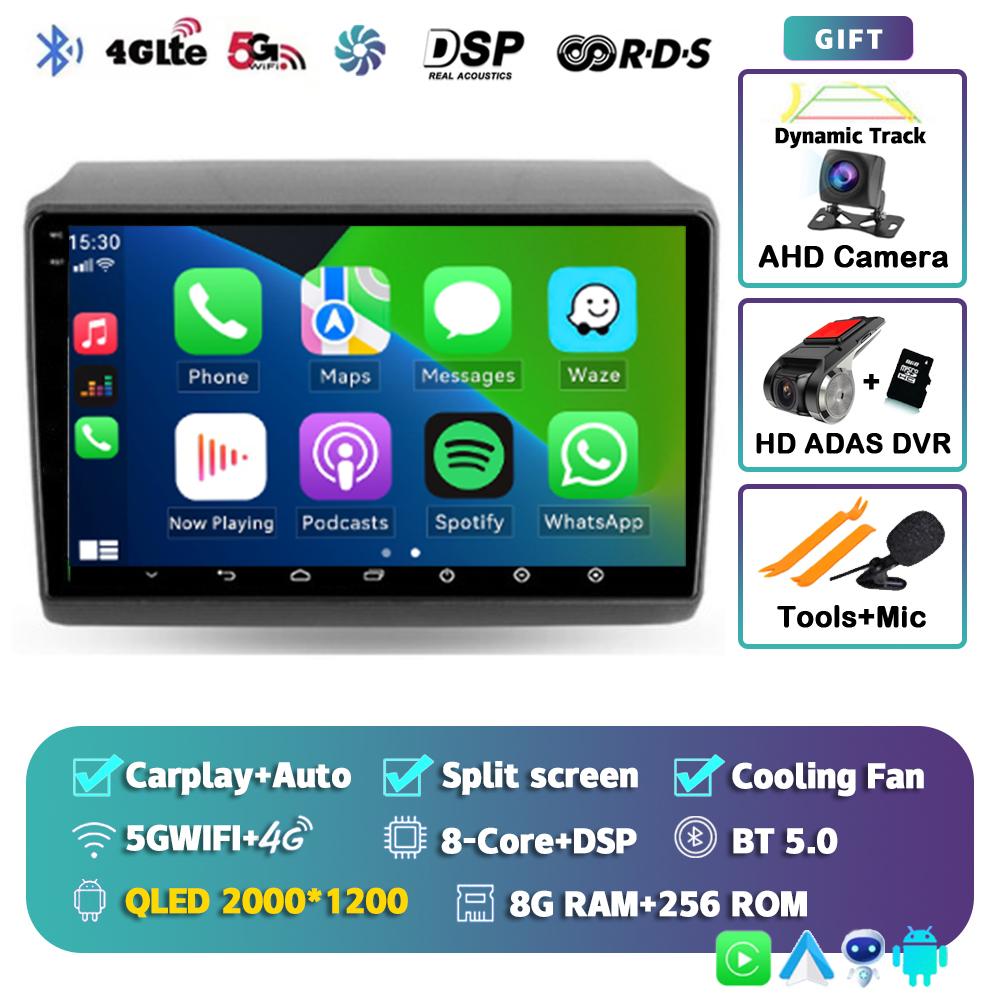 Android 14 Car Radio Carplay For Fiat Ducato 2007-2015 Citroen Jumper Peugeot Boxer 2011-2015 2 Din Autoradio Multimedia GPS DSP