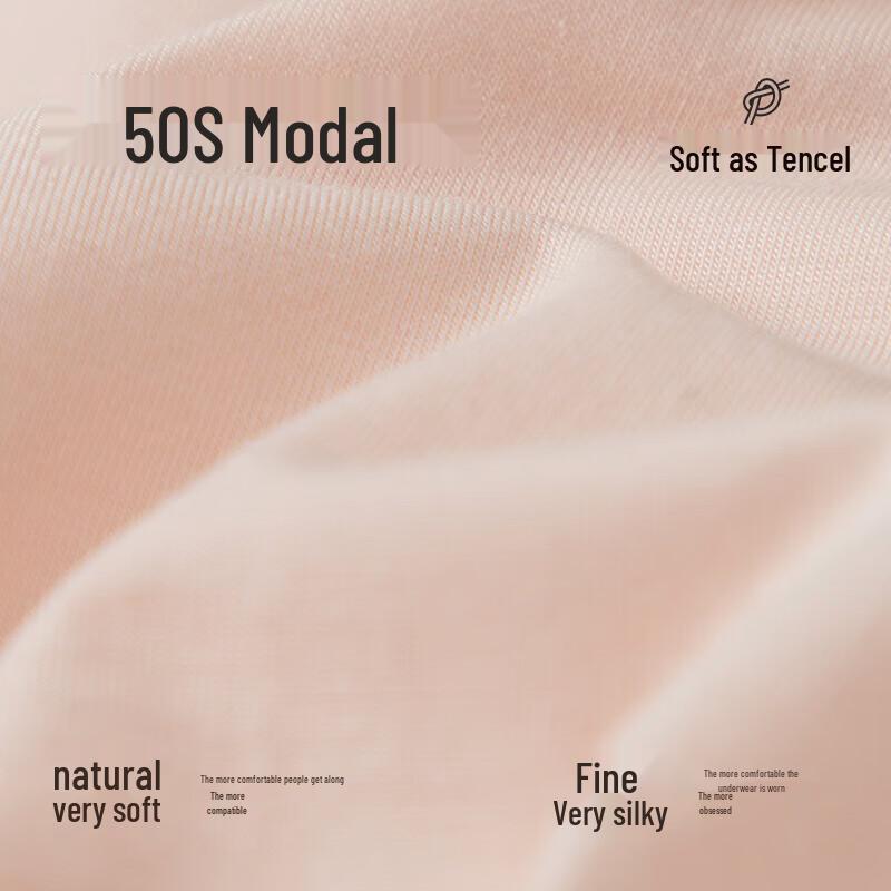 Yiershuang Women's Modal Mid-Waist Briefs 3-Pack