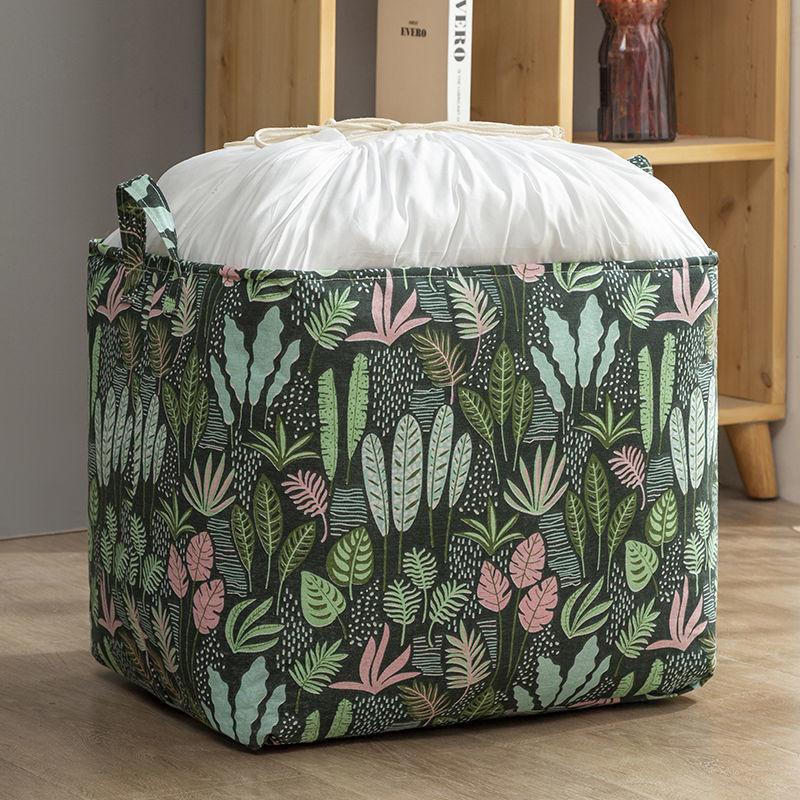 

Корзина для грязного белья большой вместимости, складной контейнер для хранения, сумки для хранения одеял Grass,50x50x40cm