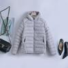 Winter new women's fashion hooded ribs down cotton clothes design sense light cotton coat