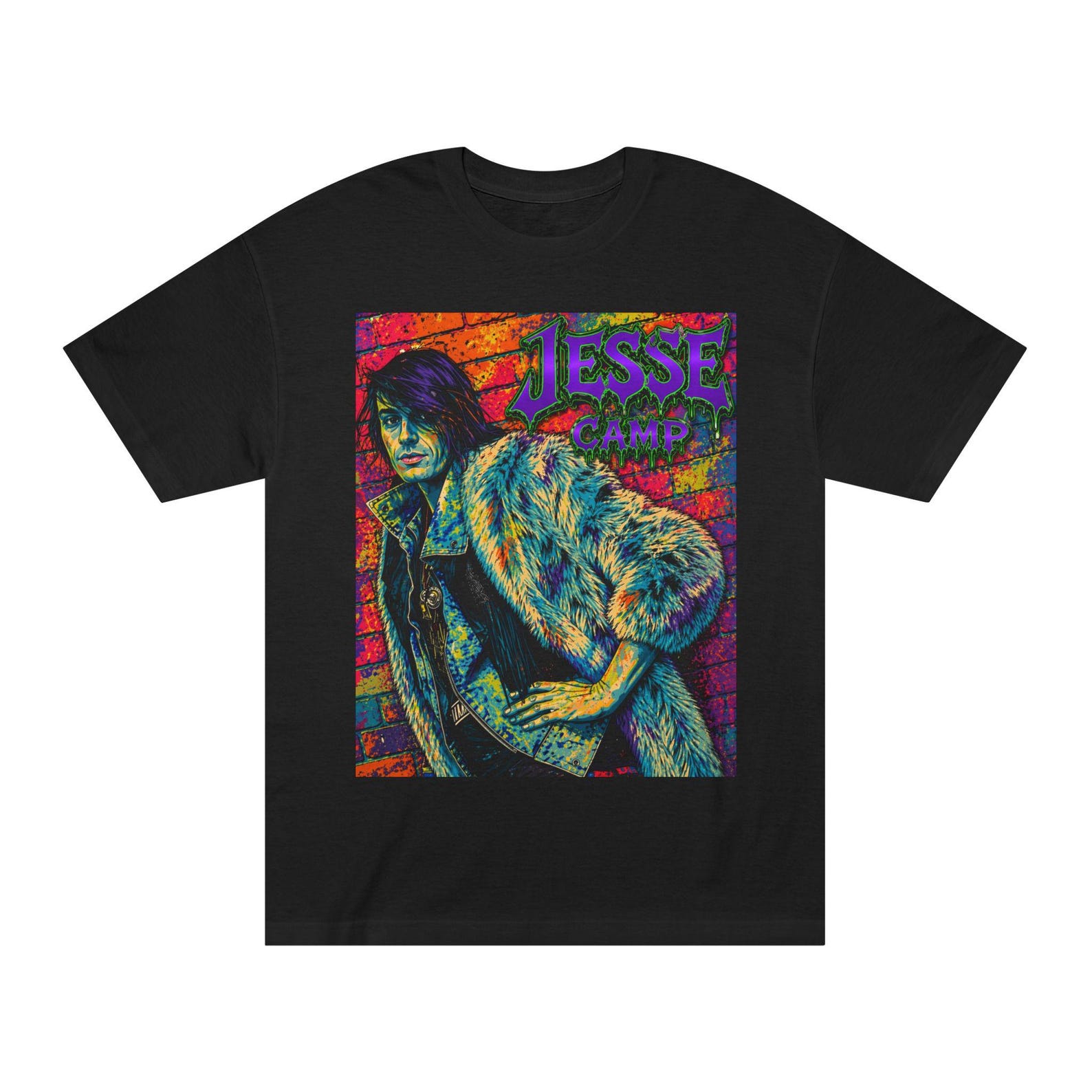 Jesse Camp Portrait Tee | Vintage Rock Music Graphic T-Shirt S