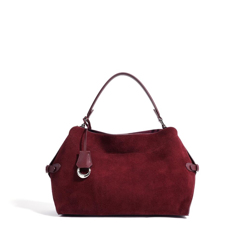 Leather Tote Bag Large Capacity Bag Women's High-end Niche Bag Shoulder Bag Crossbody Bag