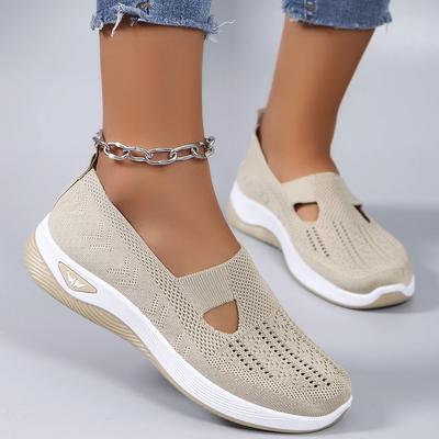 Frühlings-Sportschuhe für Damen, modisch, atmungsaktiv, leicht, rutschfest, verschleißfest, lässige Sportschuhe, flache Schuhe