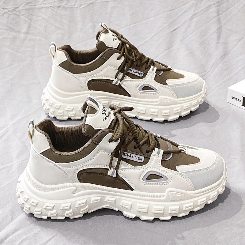 

2025 Summer New Men s Sneakers Non-Slip Thick Bottom Breathable Sport Shoes Versatile Casual Men s Shoes Rubber Outsole 39 хакі