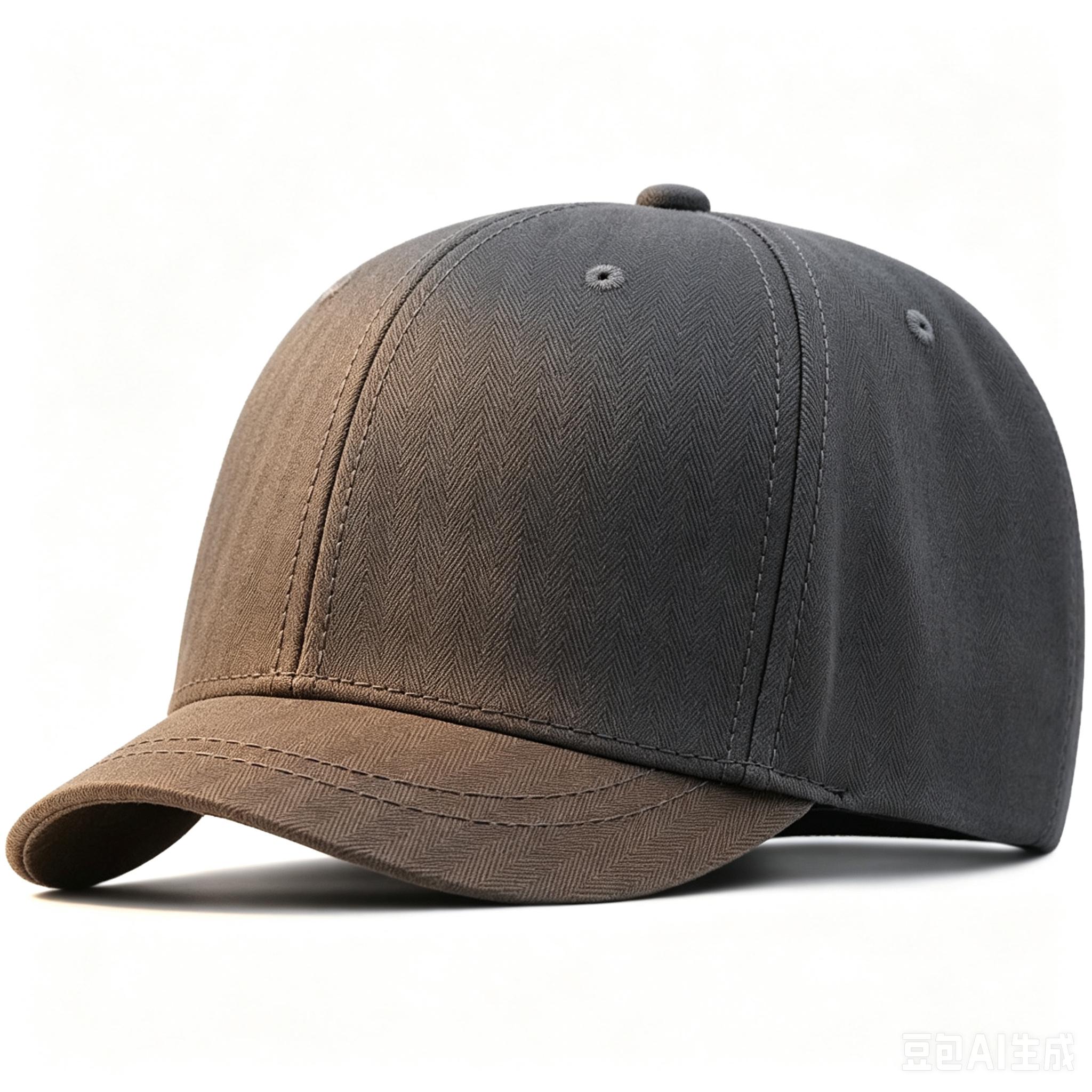 Casquette de Baseball à Visière Courte Grande Taille Tête Large Homme Os Large Femme Oversize Snapback Chapeaux de Soleil 55-60cm 61-65cm (as the picture,XL 61-65cm) gray