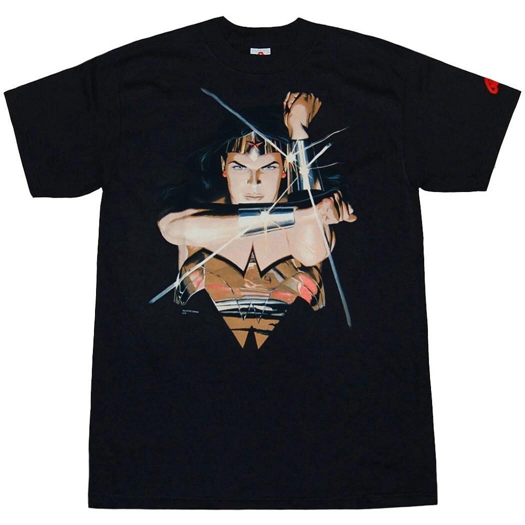 Wonder Woman Deflect 100% Cotton T-shirt Mens Tees Top 4XL