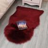 European Style Modern Minimalist Faux Wool Long Pile Rug for Living Room and Bedroom