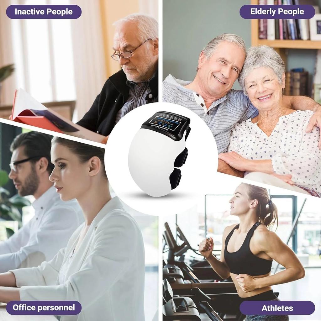 Electric Infrared Heating Knee Massager Air Pressure Vibration Physiotherapy Instrument Knee Massage Rehabilitation Pain Relief