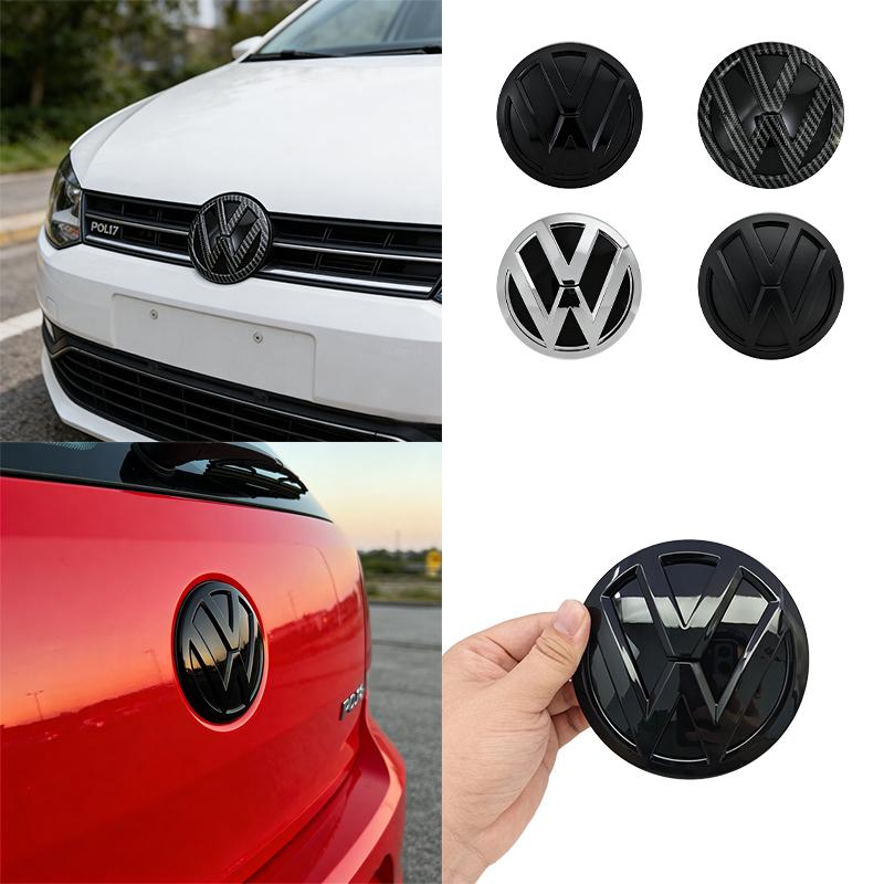 MPSGW1 1pcs 6C0 853 600 For VW Polo 2014-2018 Car Logo Emblem Hood Front And Rear Tail Mark Rear Badge Modification Accessories