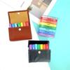 Week Mark 7-Day Pill Organizer PU Carrying Case Daily Pill Box 28-Grid Vitamin Storage  Travel