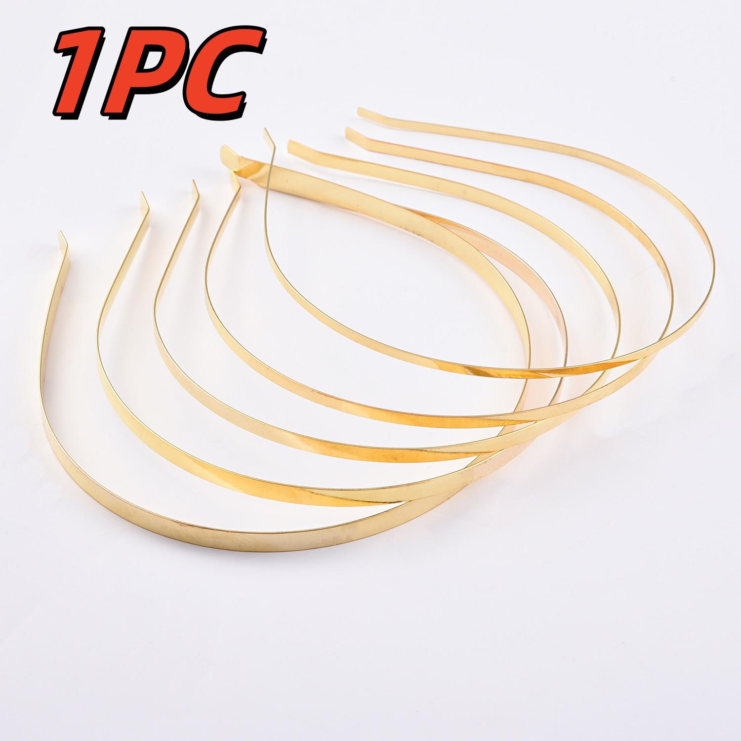 

1 шт. Металлические ободки для волос DIY, Пустые гладкие обручи для волос, Повязка на голову, Однотонные тонкие оптовые ободки для мужчин и женщин, Аксессуары для волос ручной работы 4MM