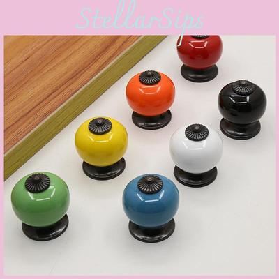 Furniture Drawer Handles With Ceramic Zinc Alloy Material For Kitchen Cabinets And Dressers