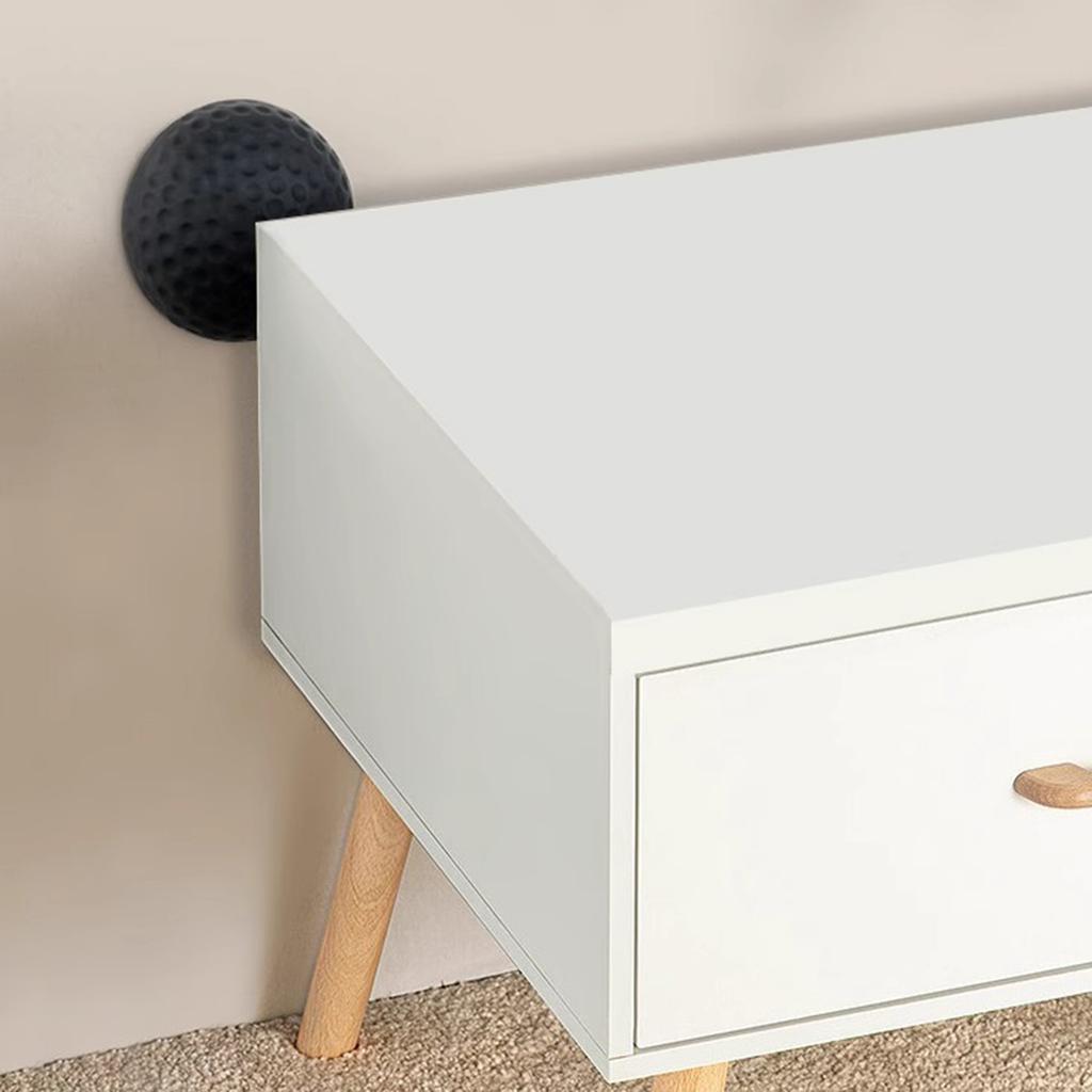 Pack of 3 Silicone Door Stoppers Noise Reduction Bumpers Wall Protectors Easy Installation for Kids Pets Home Safety