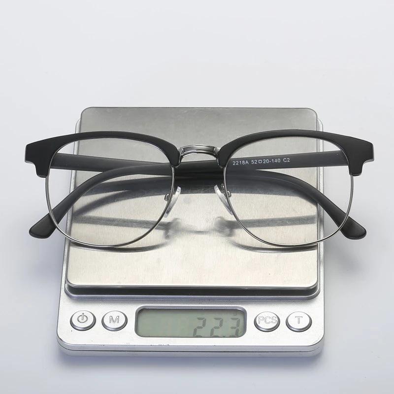 2218 2 In 1 Magnetic Clip On Sunglasses for Women Men Classic Plastic Frame For Night Driving Sunglasses UV400