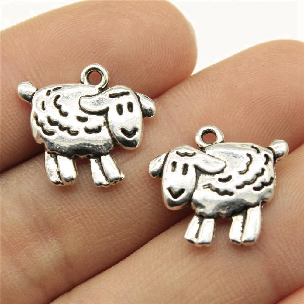 Charms Pig Sheep Cow Rabbit Pendants Wedding Jewelry Findings QC099