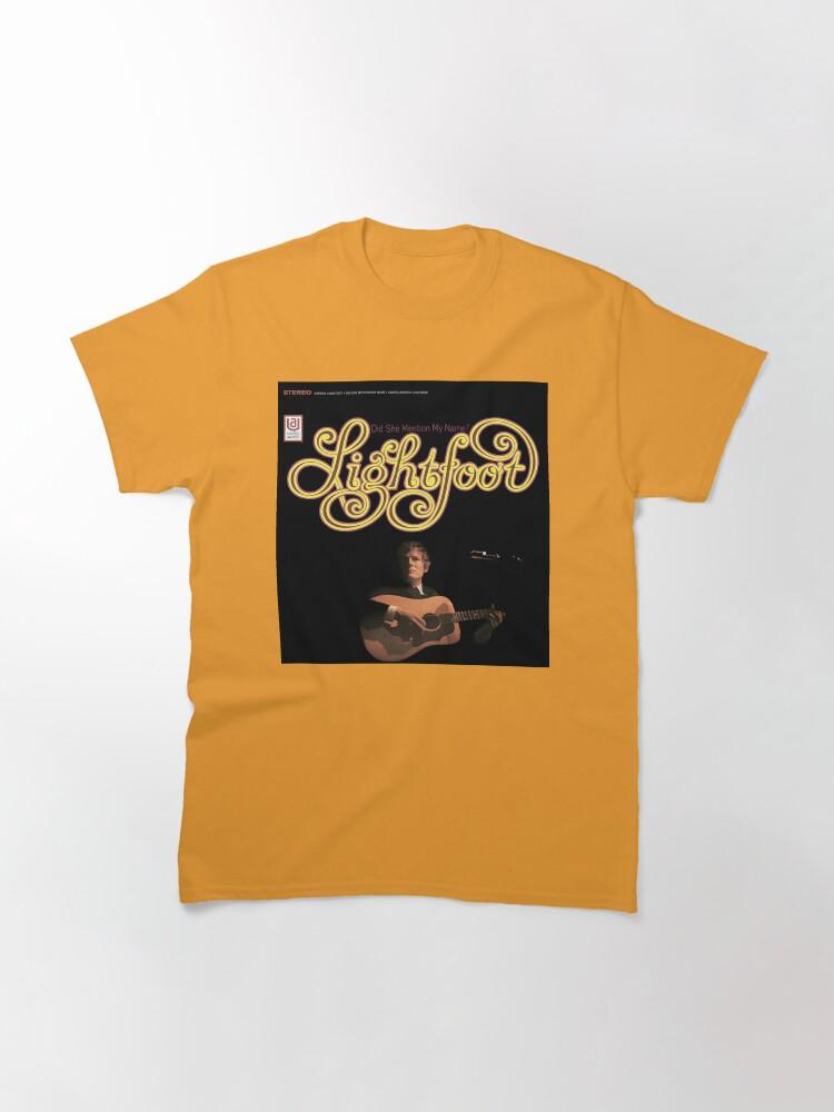 Gordon Lightfoot Men Women Did She Mention My Name Back Here On Earth Funny Men Fan Classic T-Shirt