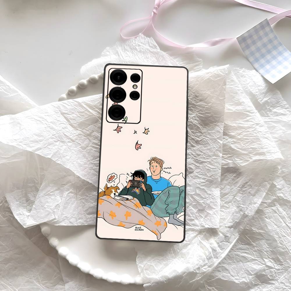 Neue Heartstopper Anime Handyhülle Für Samsung S 24 Fe 25 Ultra Plus 20 Lite 21 30 22 23 24 22 Ultra 5G Fundas