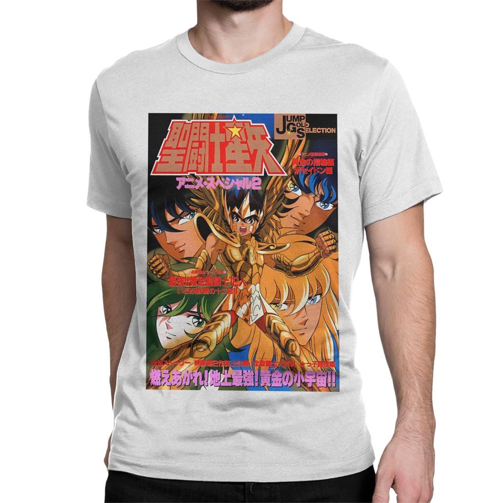 Men Women's Knights Of The Zodiac Anime T Shirt Saints Seiya 100% Cotton Clothing Short Sleeve Tee Shirt Plus Size T-Shirts