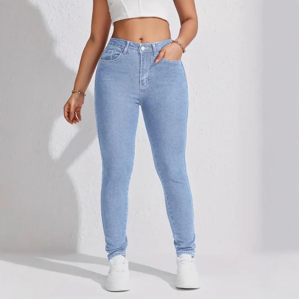 Women's High Waist Skinny Jeans Stretch Slim Fit Pencil Denim Pants Multi‑Color Washed Casual Ankle Length Trousers