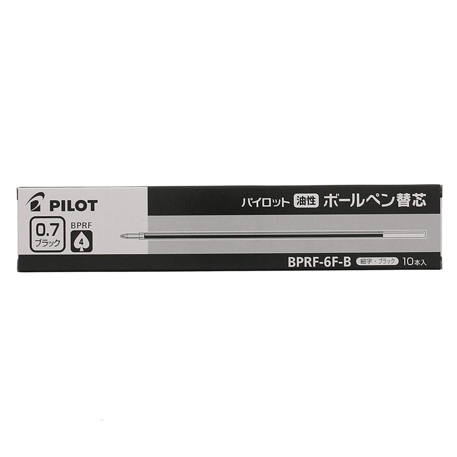 

Pilot ballpoint pen refill 10 sets black BPRF-6F-B 0.7mm