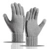 Thickened Knitted Woolen Gloves Touchscreen Full Finger Gloves Fashion Men Knitted Gloves  Sports