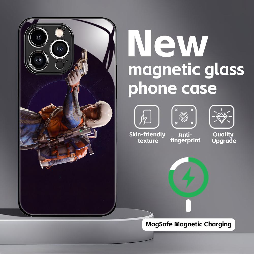 HOT GAME ARC Raiders Phone Case For iPhone17 16 15 14 13 12 11 X XR XS 8 Plus Mini Pro Max Glass Magnetic Case