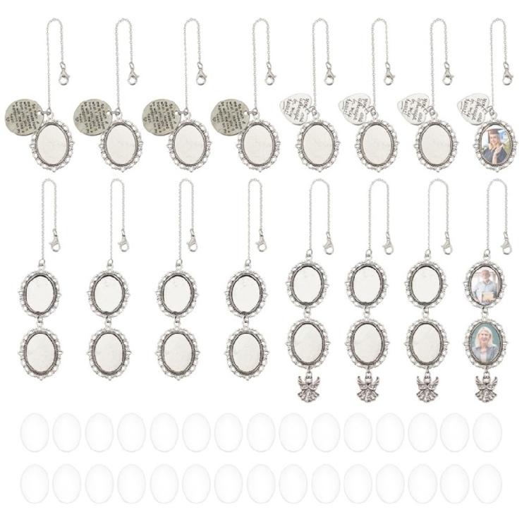 Pin Brooch Part Jewelry Making Part Photo Brooch Pendant Wedding Bouquet Photo Charm Set Suitable for Creating Brooches