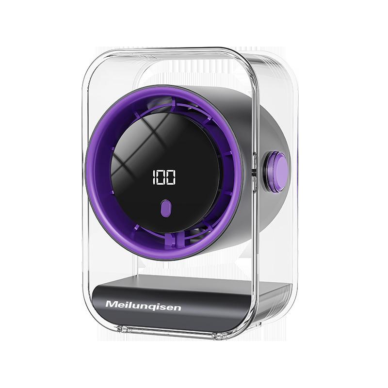 Portable USB Mini Clip Fan with Light for Home, Office, Dorm