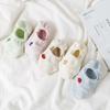 5 Pairs  Women's Silicone Non-slip Invisible Socks Children Lady Summer Vegetable Pattern Ankle Boat Socks Soft Sock Breathable