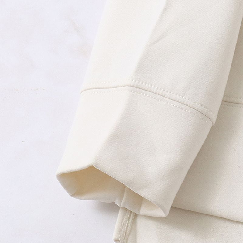 Daily Order Large Design Air Layer Sweatshirt Autumn New Arrival Foreign Trade Women's Clothing Hooded Collar Pullover Long Sleeve Split 29890