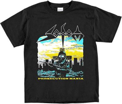 Sodom Persecution Mania T Shirt Vintage Thrash Metal Dark Angel Kreator Razor