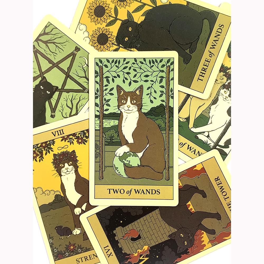 Cats Rule The Earth Tarot Cards A 78 Card Deck Unique Cards For Cat Lovers and Tarot Enthusiasts Cute Cards Game
