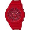 Casio G-Shock Watch Men's Anadigmatic Casioak Outdoor Sport Red GA-2100-4A [Parallel Import].