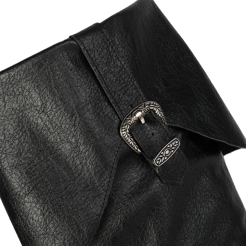 Caribbean Pirate Knee High Boots Women Tall Booties Halloween Costume Renaissance Medieval Cosplay Soft Leather Flat Shoes