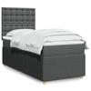 VidaXL Slatted Bed Base with Mattress Dark Grey 80x200 Cm Fabric 3291898