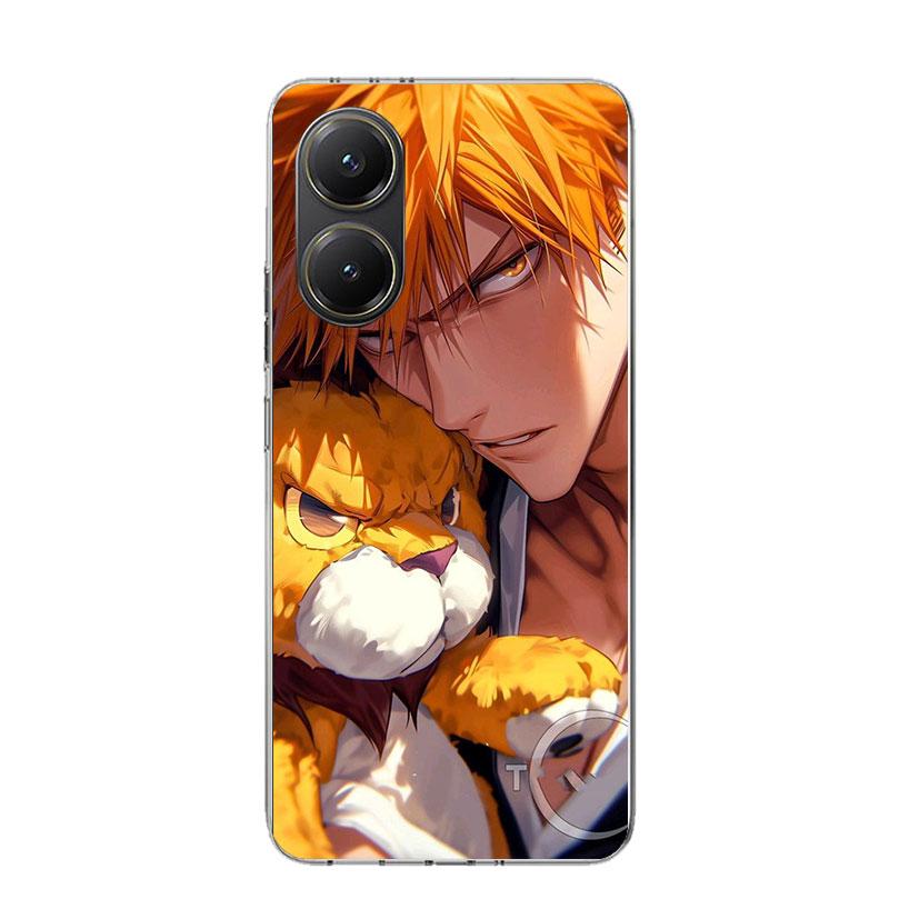 Kurosaki Ichigo Bleach Phone Case For Xiaomi Poco F7 Ultra X7 X6 Pro X5 Redmi 15 15C 13 13C 12 12C 10 10A 10C 9 9A 9C 9T Shell P