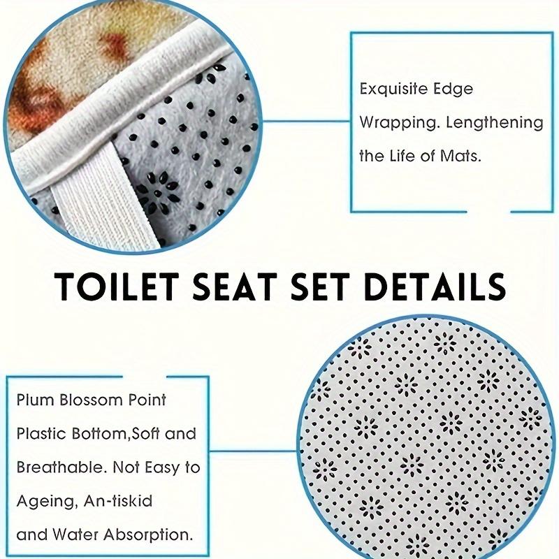 4 Adet Lüks Noel Noel Topları Mor Yıldız Duş Perdesi Setleri Banyo için Kaymaz Banyo Halıları Kapak Tuvalet Kapağı Banyo Paspas