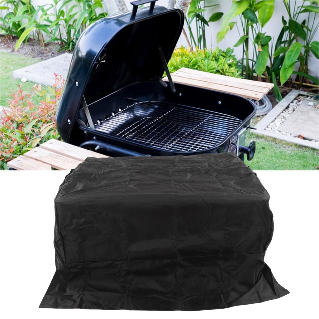 BBQ Grill Cover Waterproof Oxford Cloth Outdoor Rainproof Dustproof Sunproof Built in Grill Top Cover Grill Cover