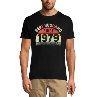 Herren-T-Shirt „Bester Ehemann seit 1979“ – Retro-Geschenk zum 42. Hochzeitstag für Ihn