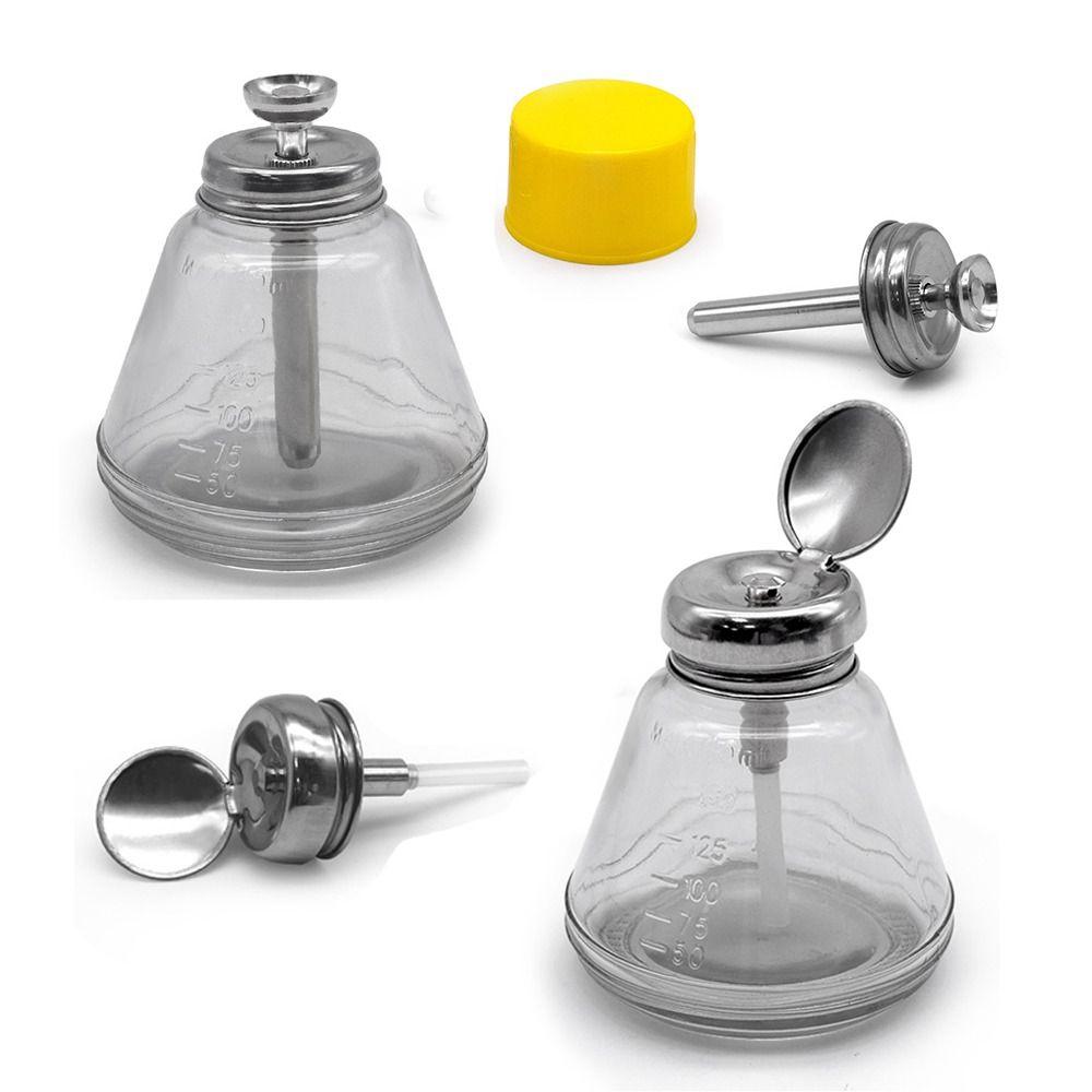 Empty Push Down Pump Dispenser Top Press Type Liquid Pumping Dispenser Bottle  Laboratory