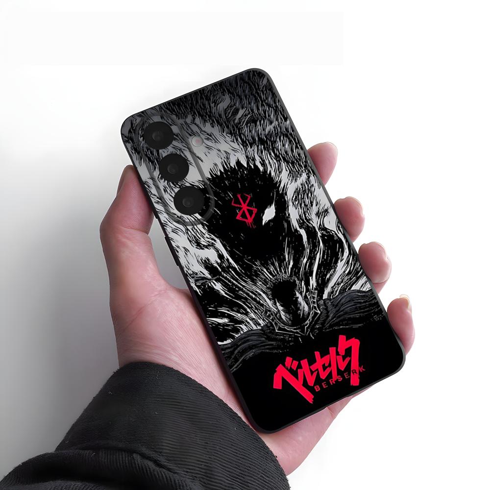 Berserk Anime Phone Case For Samsung S26 S25 Plus S20 S20 Plus S22 Ultra S23 FE S21 Plus S21 Ultra Soft Cover