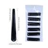 12pcs Professional Hairdressing Salon Hairpins Black Plastic Single Prong Hair Clip Hair Care Styling Tools