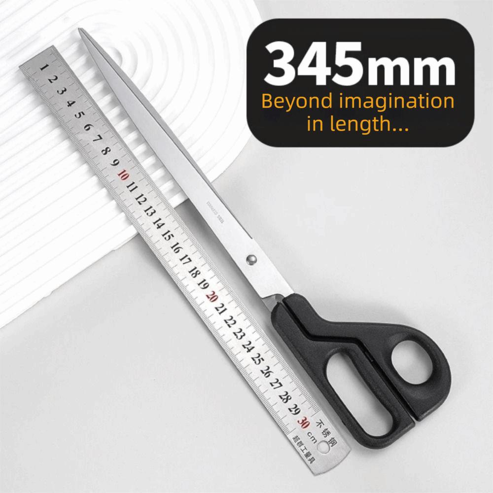 13.5 Inch Extended Shear Tailor Scissors Stainless Steel Barbecue Scissors Tailor Shears  Outdoor