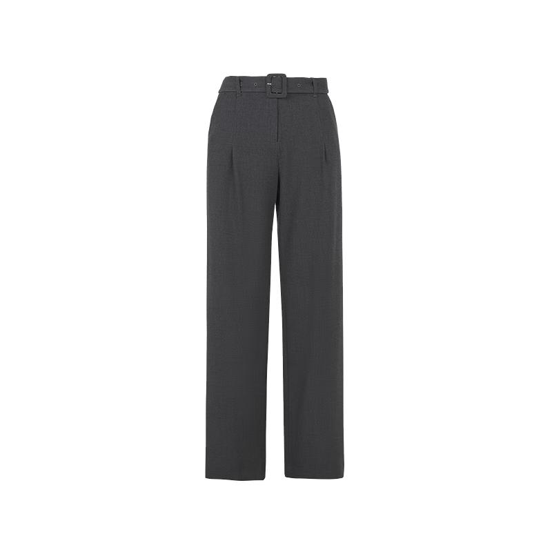Langzi Women's High-Waist Wide-Leg Suit Trousers