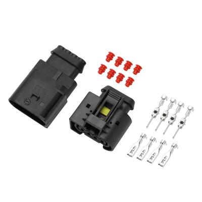 VekAuto Compatible Mercedes Benz BMW 4 Pin Ignition Coil Connector Plug Kit Waterproof 3.5mm