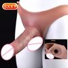 SXXY Realistic Hollow Dildo Pants Silicone Male Strap-on Penis Sleeve Lifelike Sex Toys For Men Dick Extender Women Gay