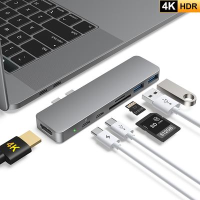 Dodocool USB-C Hub Aluminiumlegering 7-in-1 Multiport Hub
