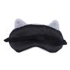 Urocza kreskówkowa maska do spania kota na oczy opaska na oczy pluszowa opaska na oczy do spania dla dziewczyny kobiety drzemka noc zwierzę opaska na oczy